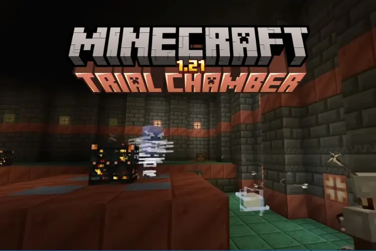 Visuel Minecraft Trial Chamber, un des principaux ajouts de la nouvelle version 1.21