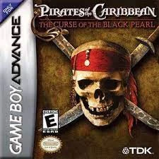 Jaquette officielle du jeu vidéo Pirates des Caraïbes : La Malédiction du Black Pearl dans sa version Gameboy